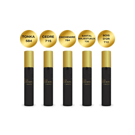 Pachete promo - Pachet Discovery, Oriental, Apa de Parfum  5 x 12ml: Tonka 584 , Cedre 715 , Cachemire 784, Santal Majestueux 735  si Bois D'Or 712