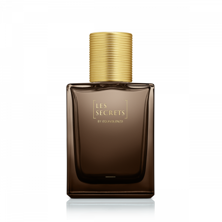 4.Sticla patrata maro Les Secrets 50 ml + Capac auriu