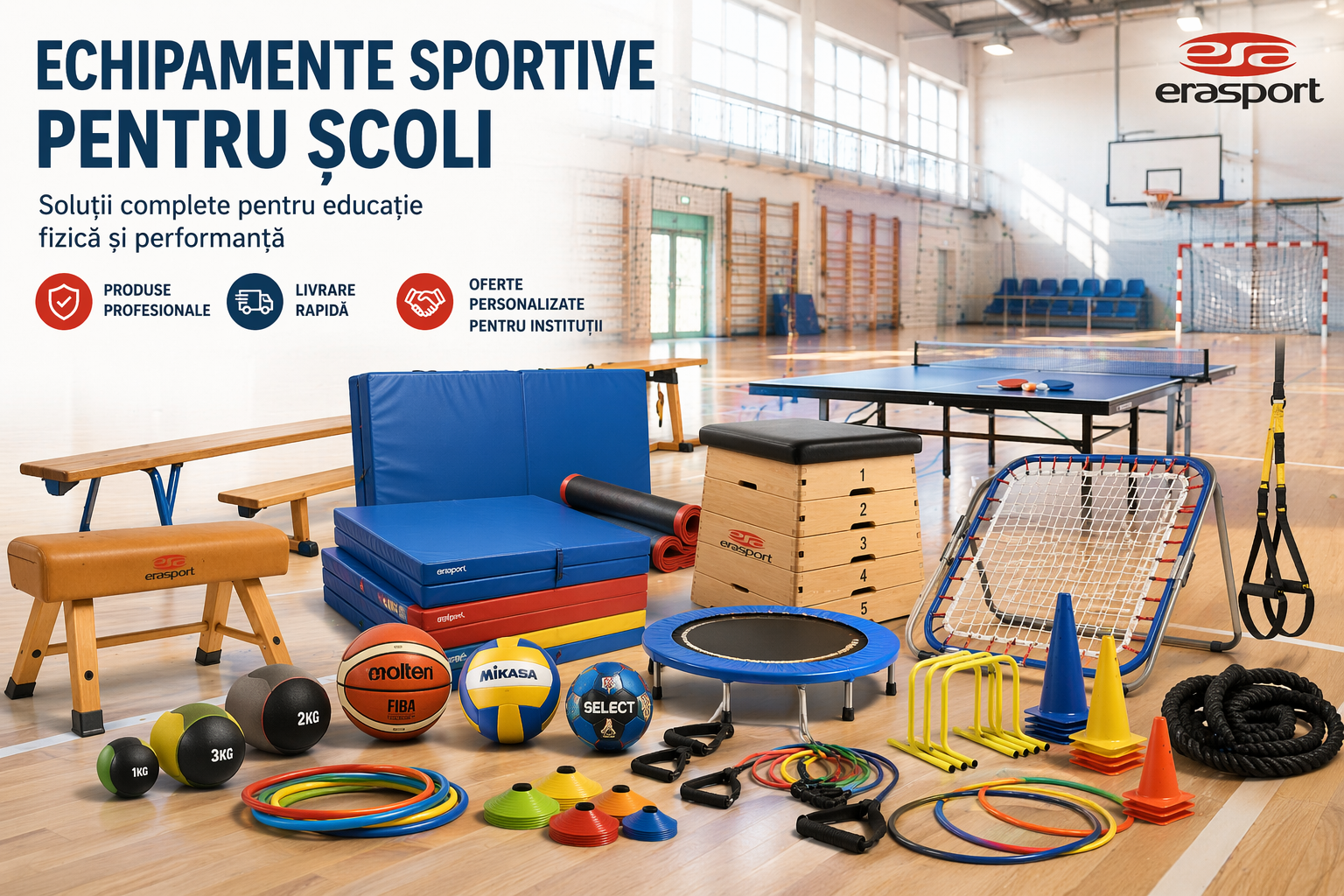 Cum pot școlile să obțină echipamente sportive prin PNRR?