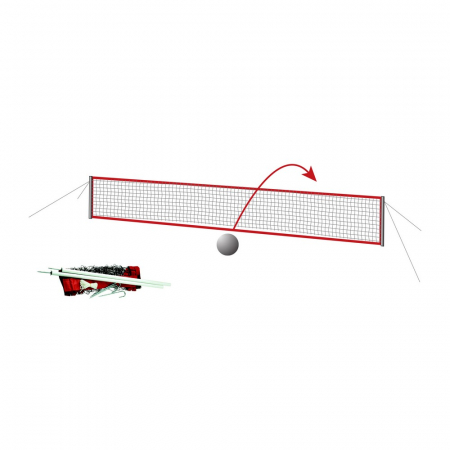 Plase - Fileu/Plasa tenis cu piciorul 6m x 0.7m
