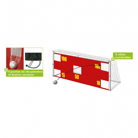 Plase - Plasa tintar fotbal 6 x 2,1 m