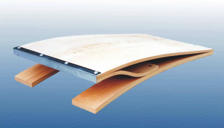 Gimnastică - Trambulina gimnastica lemn
