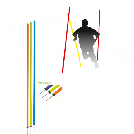 Produse - Stâlpi slalom vârf de metal