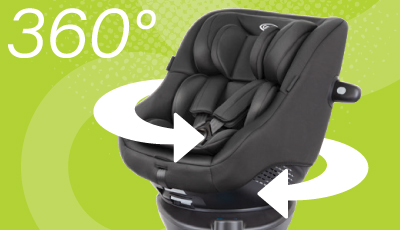 Scaun auto 360 Graco Turn2Me i-Size R129 Navy - Calatorii fara efort 