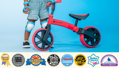 Bicicleta echilibru Yvolution Y Velo Junior Red - Cea mai vanduta bicicleta de echilibru pentru copii