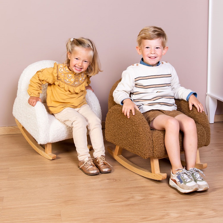 Scaun balansoar pentru copii Childhome Teddy
