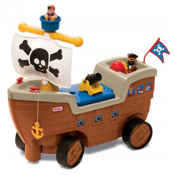 Barca Piratilor Little Tikes – Joaca-te Plimba-te La plimbare imagine 2022