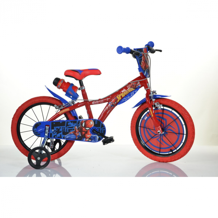 Bicicleta 14 inch Dino Bikes – Spiderman La plimbare imagine 2022