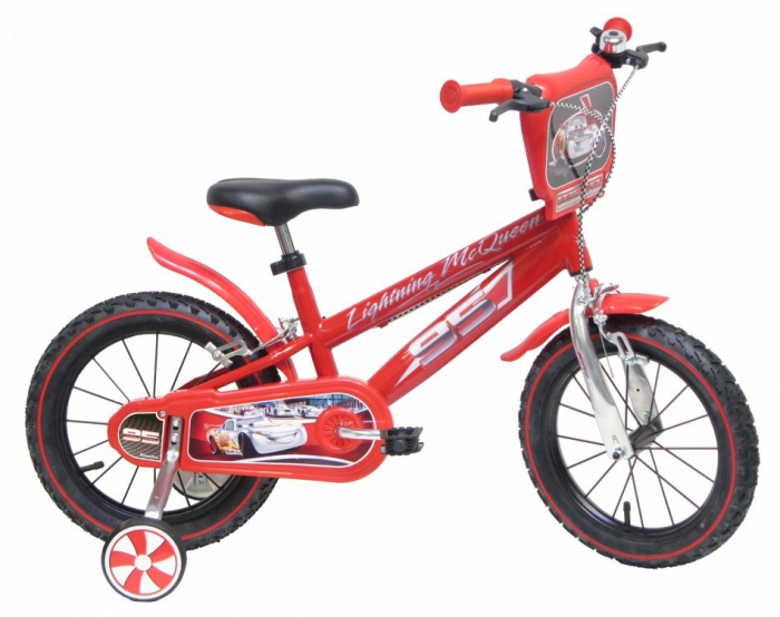 Bicicleta Denver Cars 14 inch,Multicolor La plimbare imagine 2022