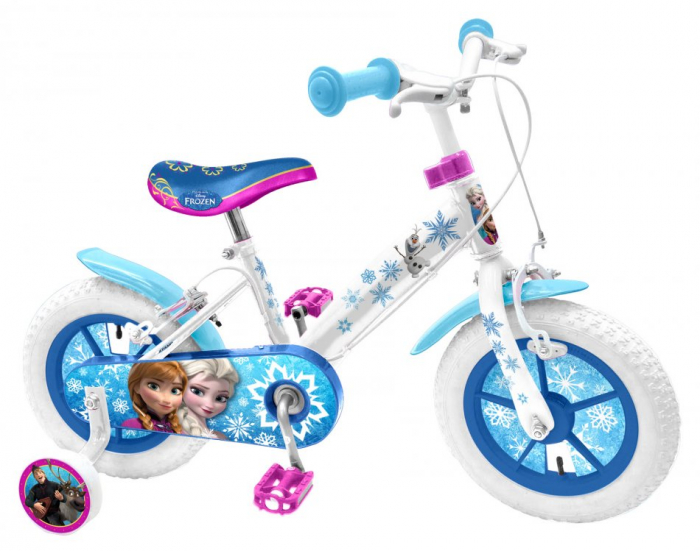 Bicicleta Stamp Disney Frozen 14 inch,Multicolor La plimbare imagine 2022
