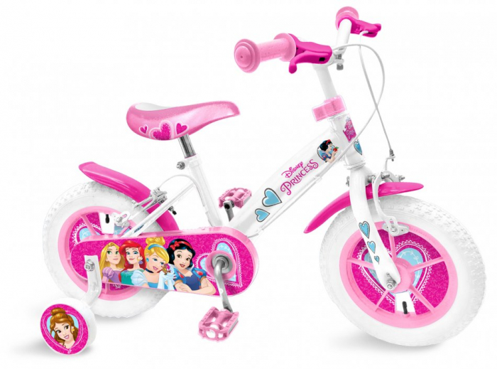 Bicicleta Stamp Disney Princess 12 inch,Multicolor La plimbare imagine 2022