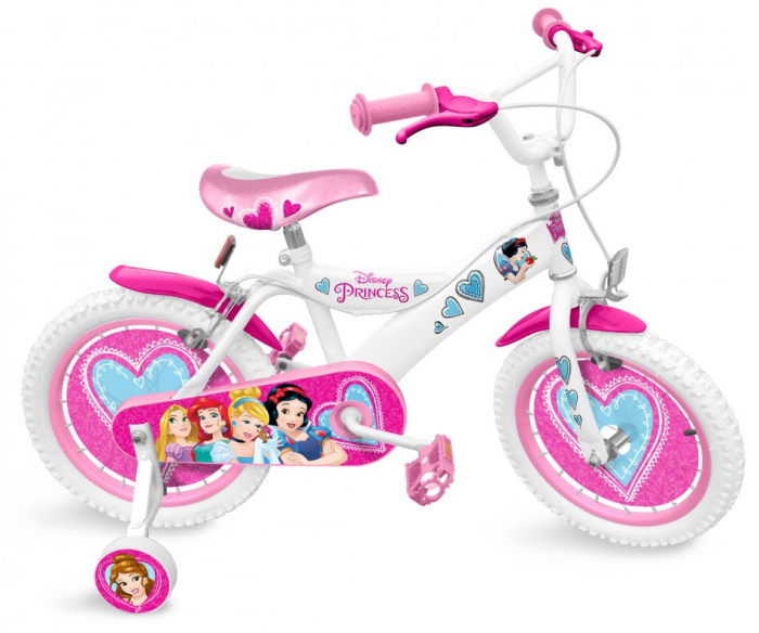Bicicleta Stamp Disney Princess 16 inch,Multicolor La plimbare imagine 2022