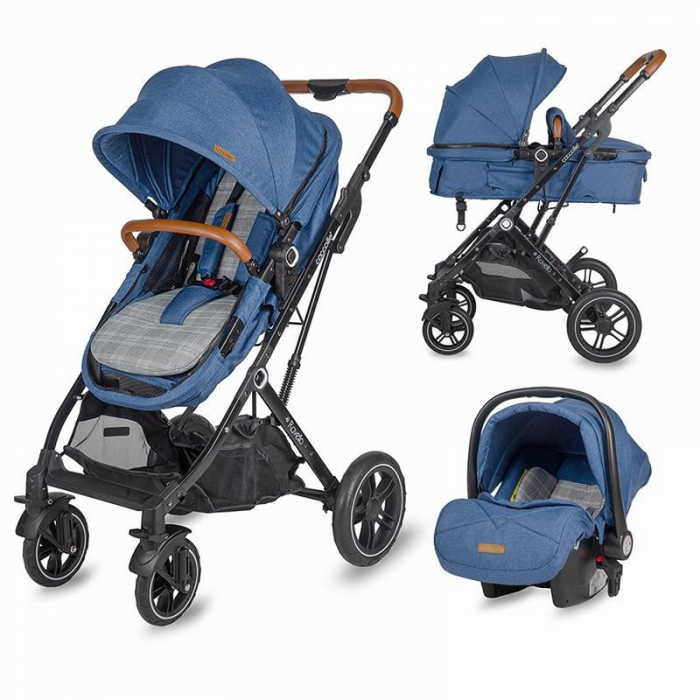 Carucior 3in1 ultracompact Coccolle Ravello Navy Blue [1]