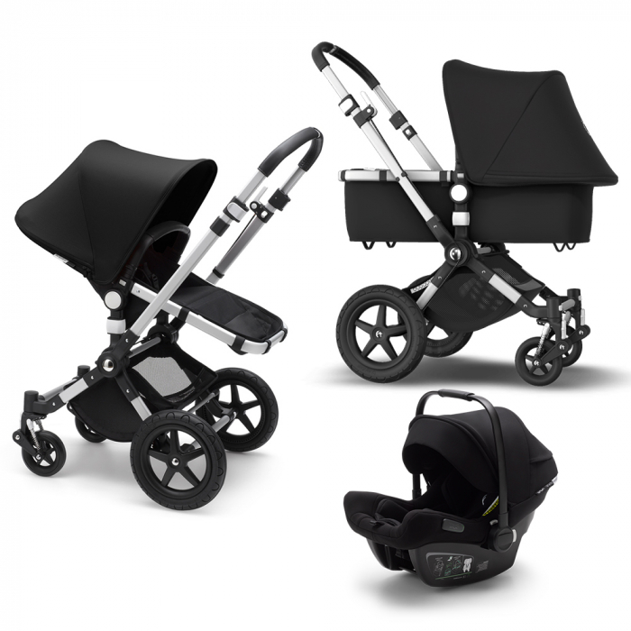 Carucior Bugaboo Cameleon 3 Plus Aluminium Black 3 in 1