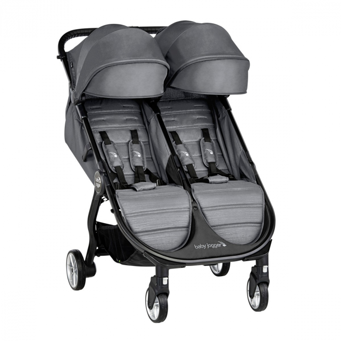 Carucior gemeni Baby Jogger City Tour 2 Double Slate