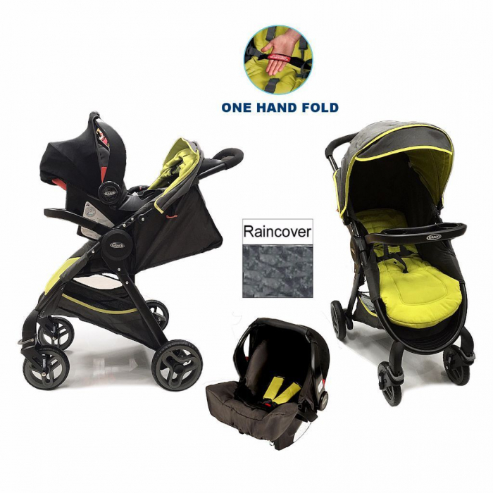 Carucior Graco FastAction Fold 2.0 TS Sport Lime [5]