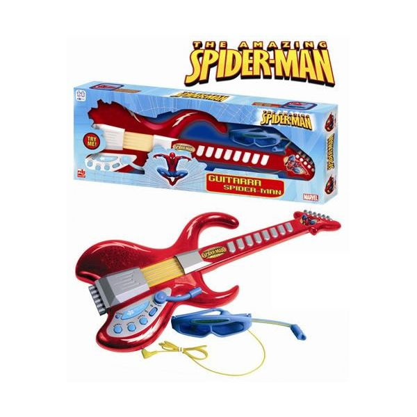 Chitara cu ochelari si microfon - Spiderman Reig Musicales