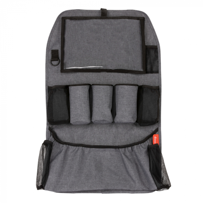 Husa protectie cu organiser spatar scaun Diono Stow n Go XL Gray