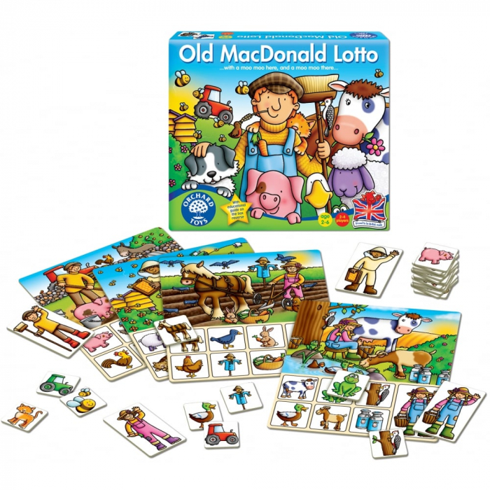 Joc educativ Orchard Toys Loto - Old MacDonald