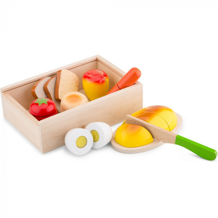 Jucarii Din Lemn Bebelusi 15 Jucarie din Lemn - Cutie Mic Dejun, New Classic Toys