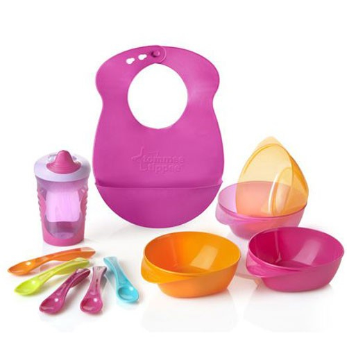 Kit Tommee Tippee de hranire Explora - pentru fete