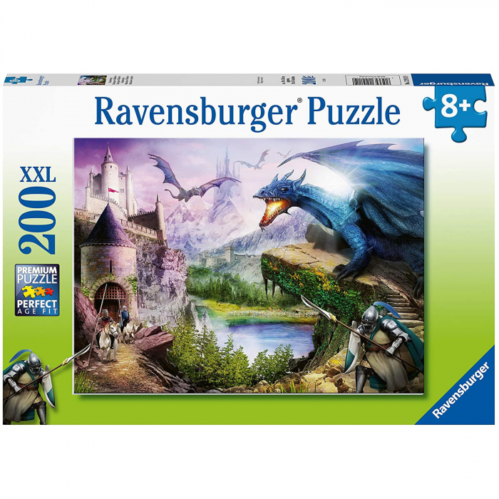 Puzzle Ravensburger Castel Si Dragoni, 200 Piese