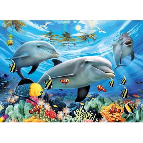 Puzzle Ravensburger Delfini - 300 piese