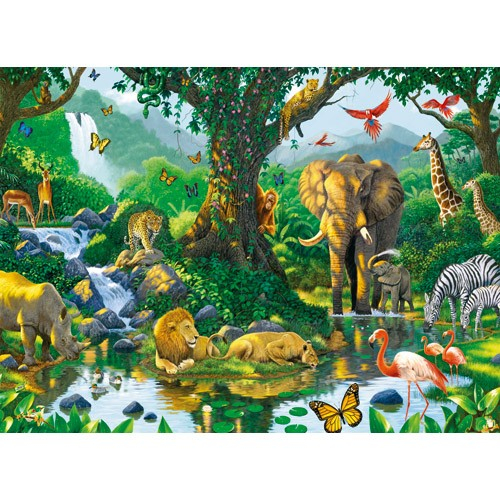 Puzzle Ravensburger Jungla, 500 Piese