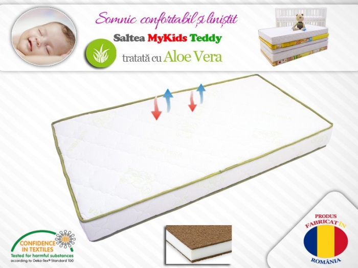 Saltea cu Aloe Vera 120x60x10 cm