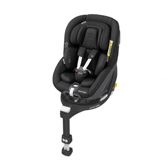 Scaun auto Maxi Cosi Pearl 360 i-Size Authentic BLACK + Baza FamilyFix 360