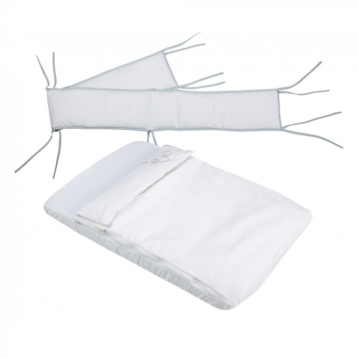 Set textil protectie Co-Sleeper Micuna Cododo White