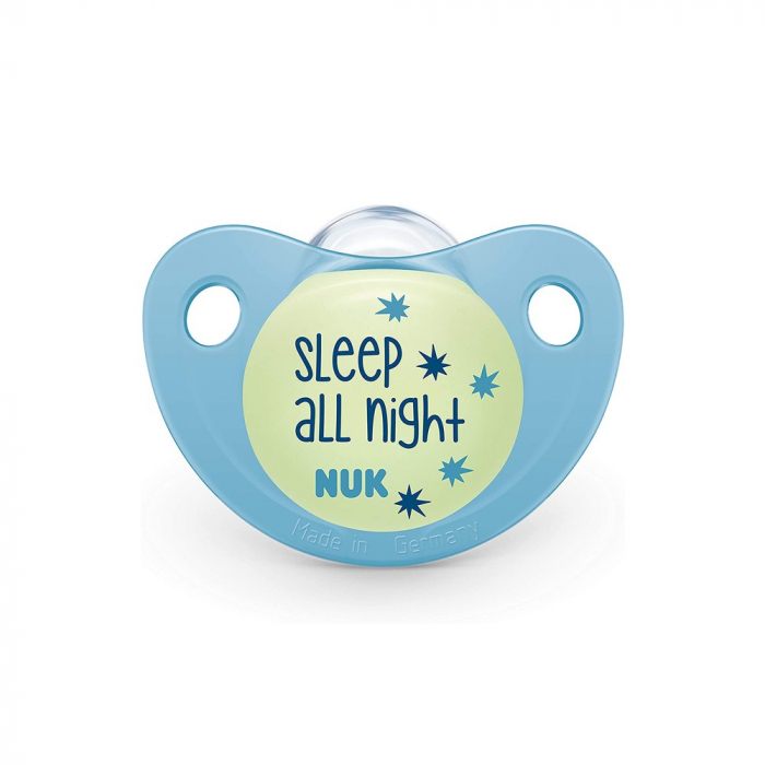 Suzeta Nuk Night-Day Silicon M3 Bleu 18-36 luni
