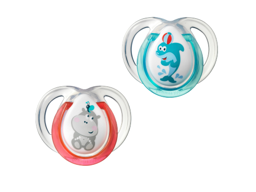 Suzete Tommee Tippee Ortodontice de Zi FUN 0-6 Luni x 2 buc