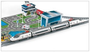 Trenulet electric High Speed RENFE cu statie, tunel si oras  [3]