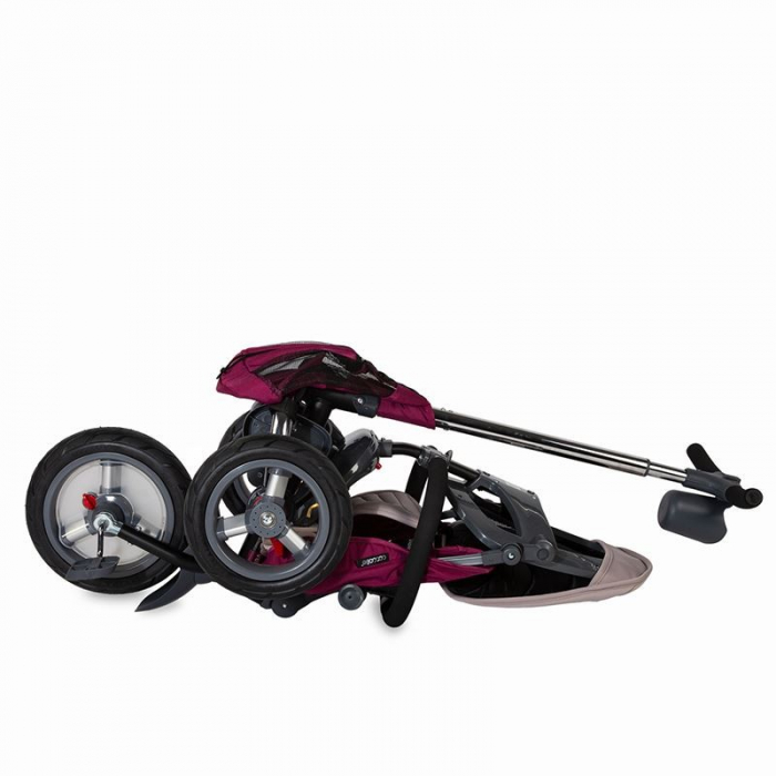 Tricicleta multifunctionala 4in1 cu sezut reversibil Coccolle Velo Air Violet [6]