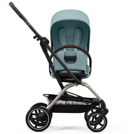 Carucioare copii - Carucior Cybex Eezy S Twist+2 Taupe/Stormy Blue