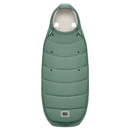 Accesorii transport copii - Husa de picioare Cybex Platinum Leaf Green