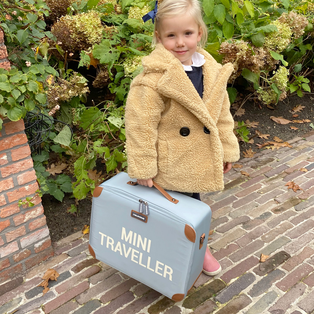 Valiza pentru copii Childhome Mini Traveller Gri [2]
