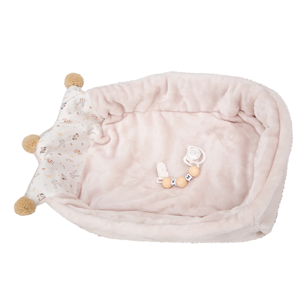 Papusa Reborn bebelus realist Arias Aday 40 cm si cos Beige [5]