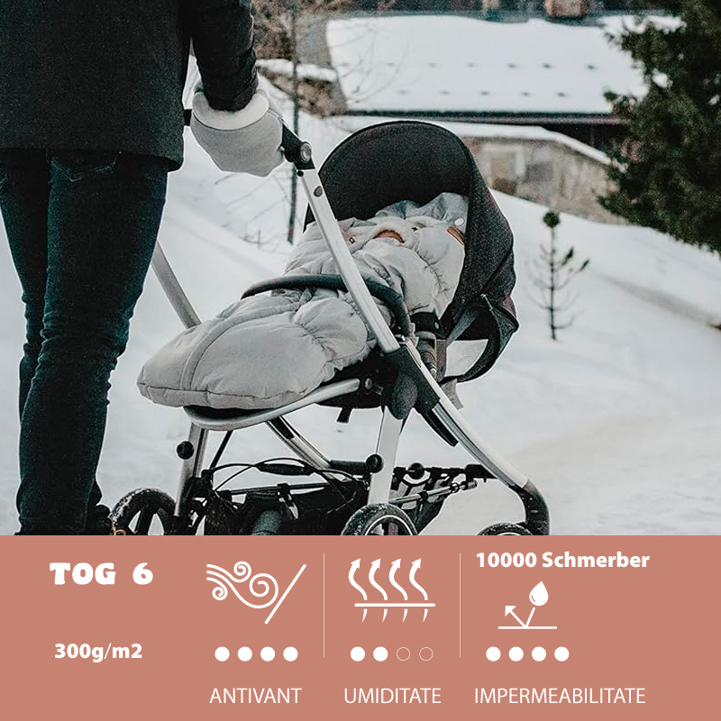 Manusi pentru carucior Beaba Heather Grey [3]