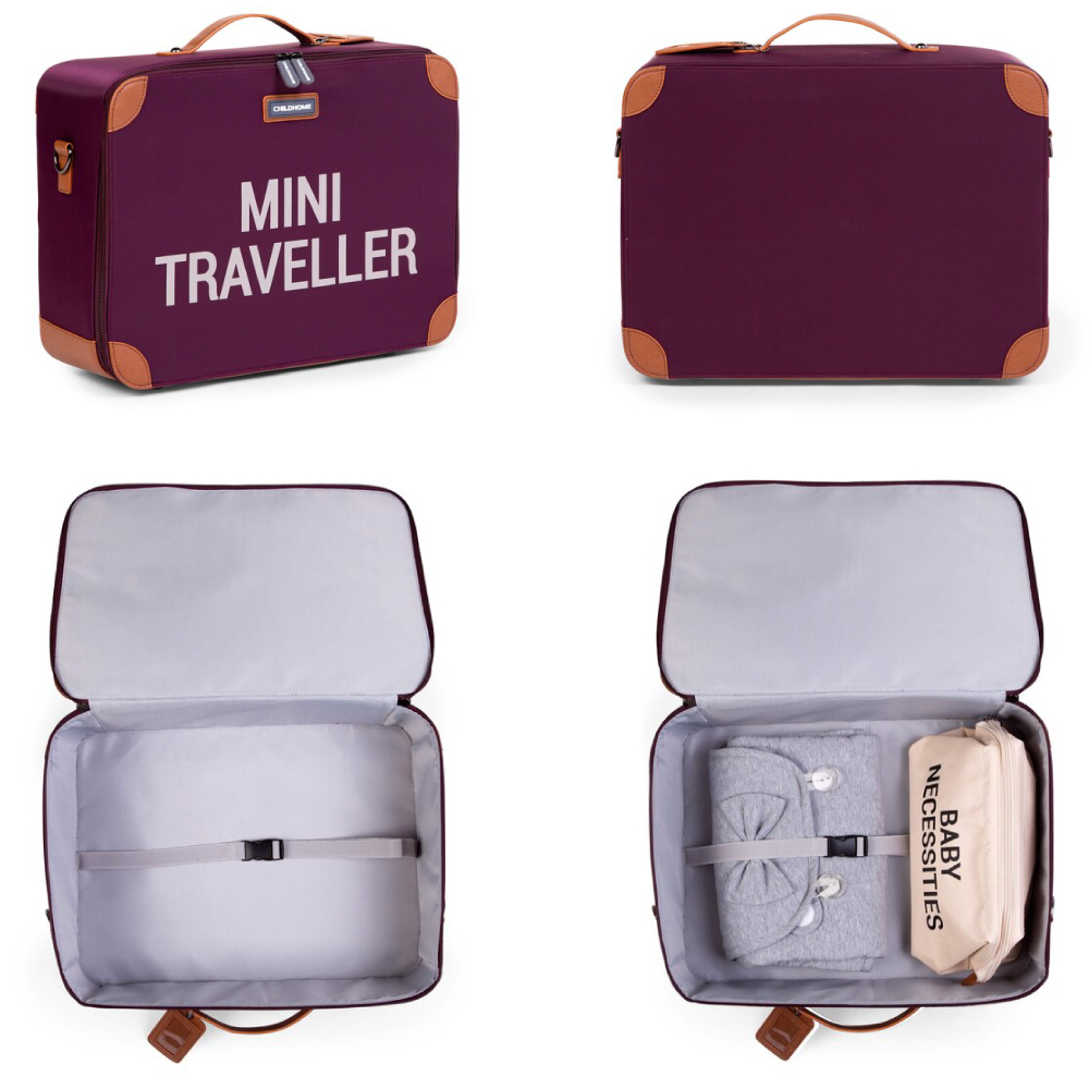 Valiza pentru copii Childhome Mini Traveller Visiniu [2]