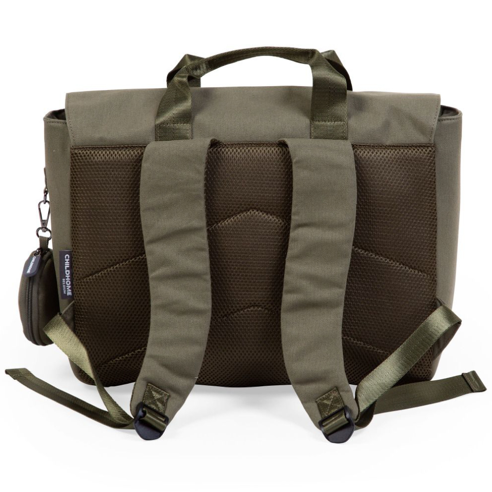 Ghiozdan Childhome My School Bag Kaki [3]