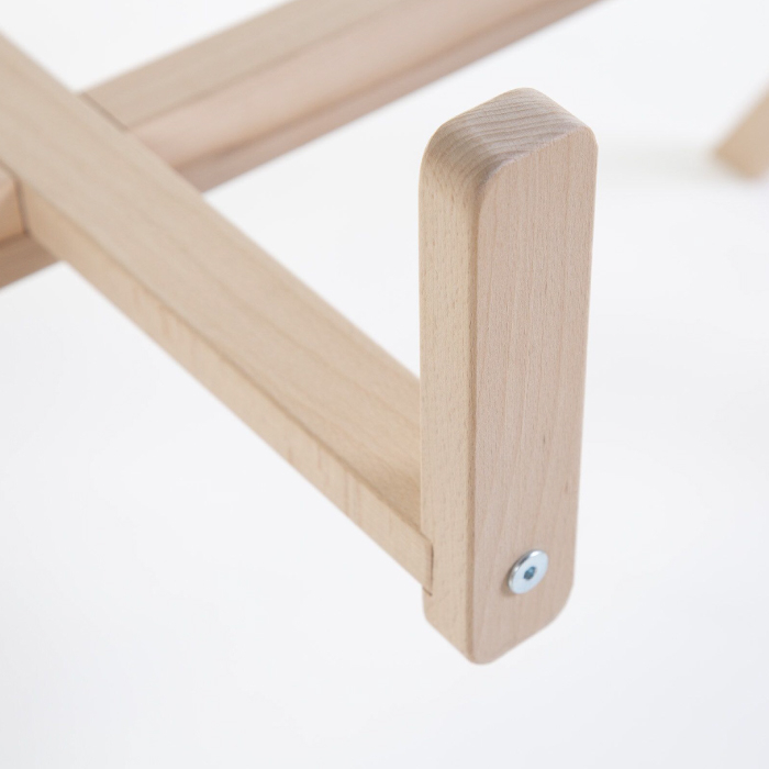 Suport pentru Cos bebe Moise Childhome si Centru de activitati, Lemn Natural [3]