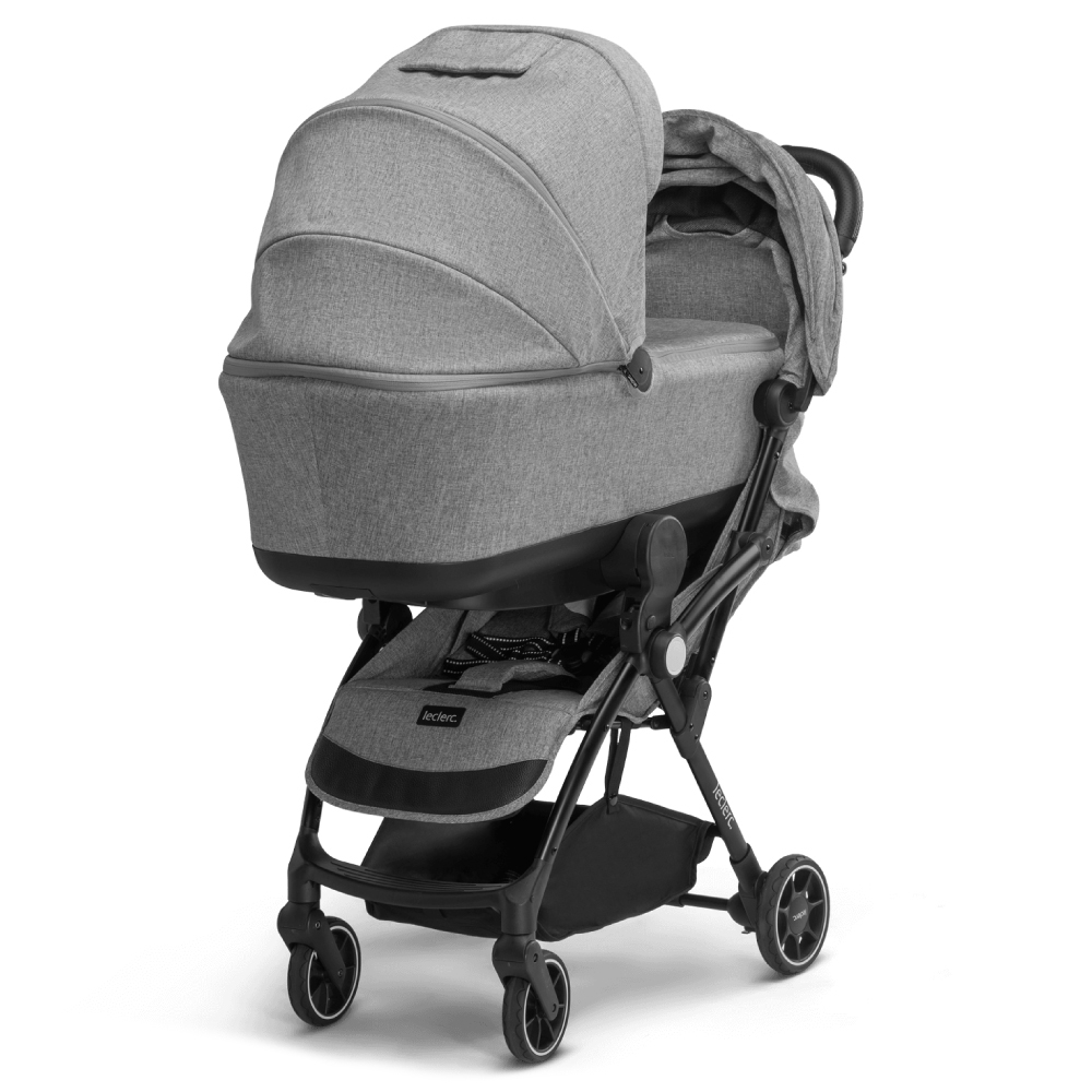 Carucior Leclerc Influencer 2 in 1 Grey Melange [4]