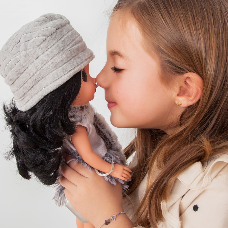 Papusa Arias Dunya Elegance 38 cm Gray Fringe [2]