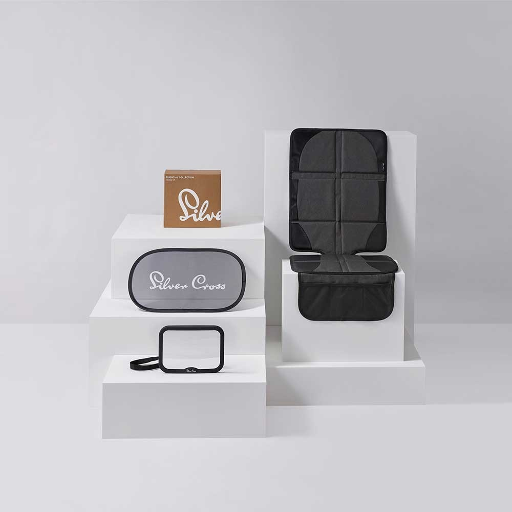 Set de calatorie Silver Cross, oglinda retrovizoare, parasolar, protectie bancheta [2]