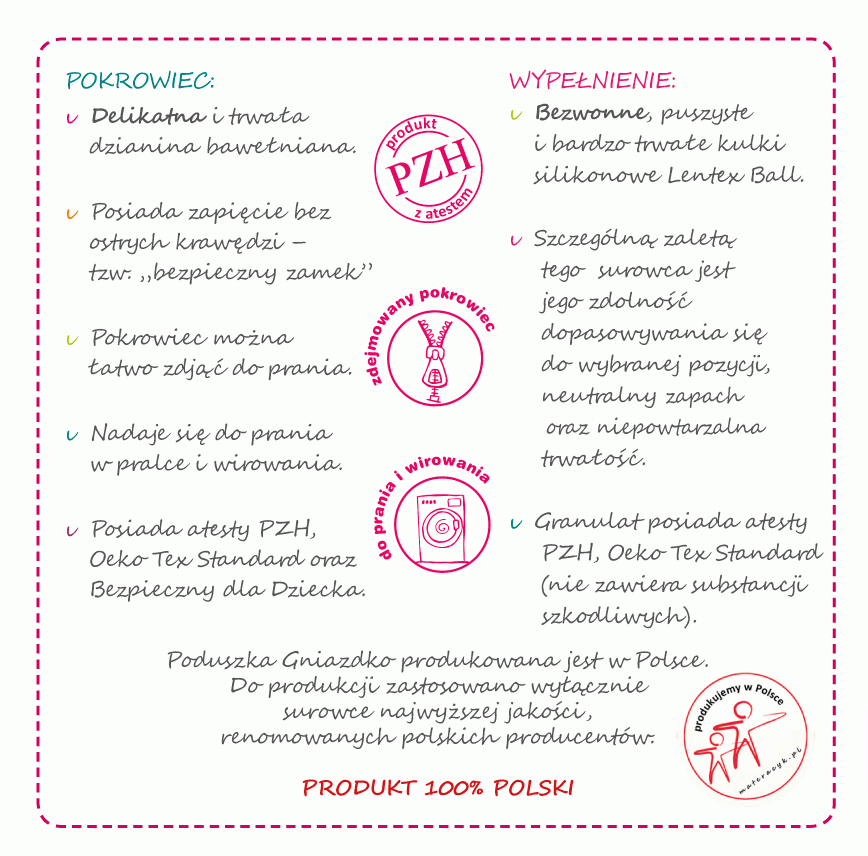 Perna de alaptare fiziologica husa blanita roz colectia Mis Mat 72 cm [10]