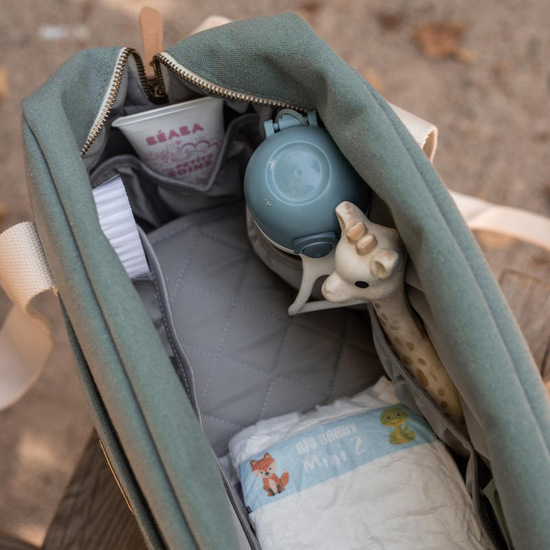 Geanta de infasat Beaba Paris Sage Green [7]