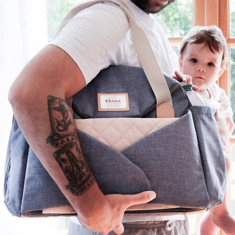 Geanta de infasat Beaba Sydney II Heather Blue [2]