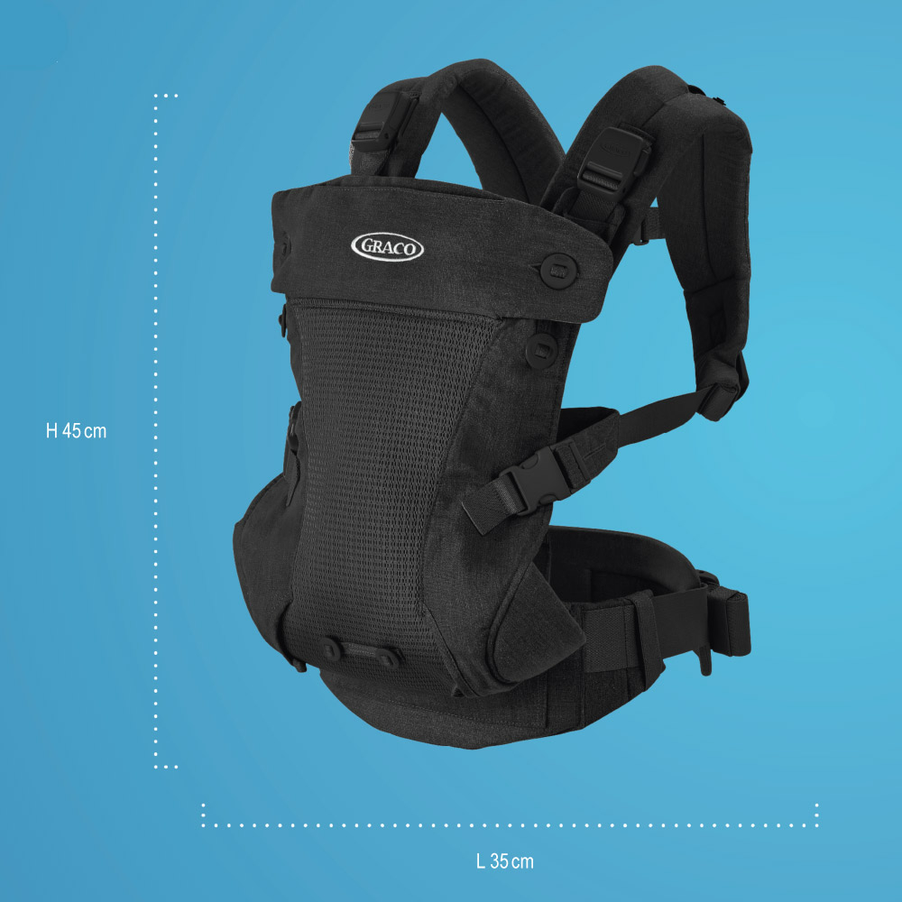 Sistem de purtare Graco Cradle Me Onix Black 4 in 1 [8]